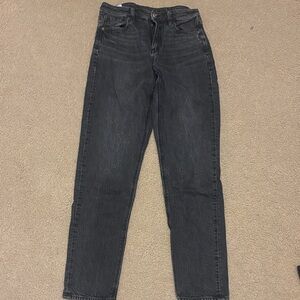 American Eagle Outfitters Women's Black Straight Leg Jeans